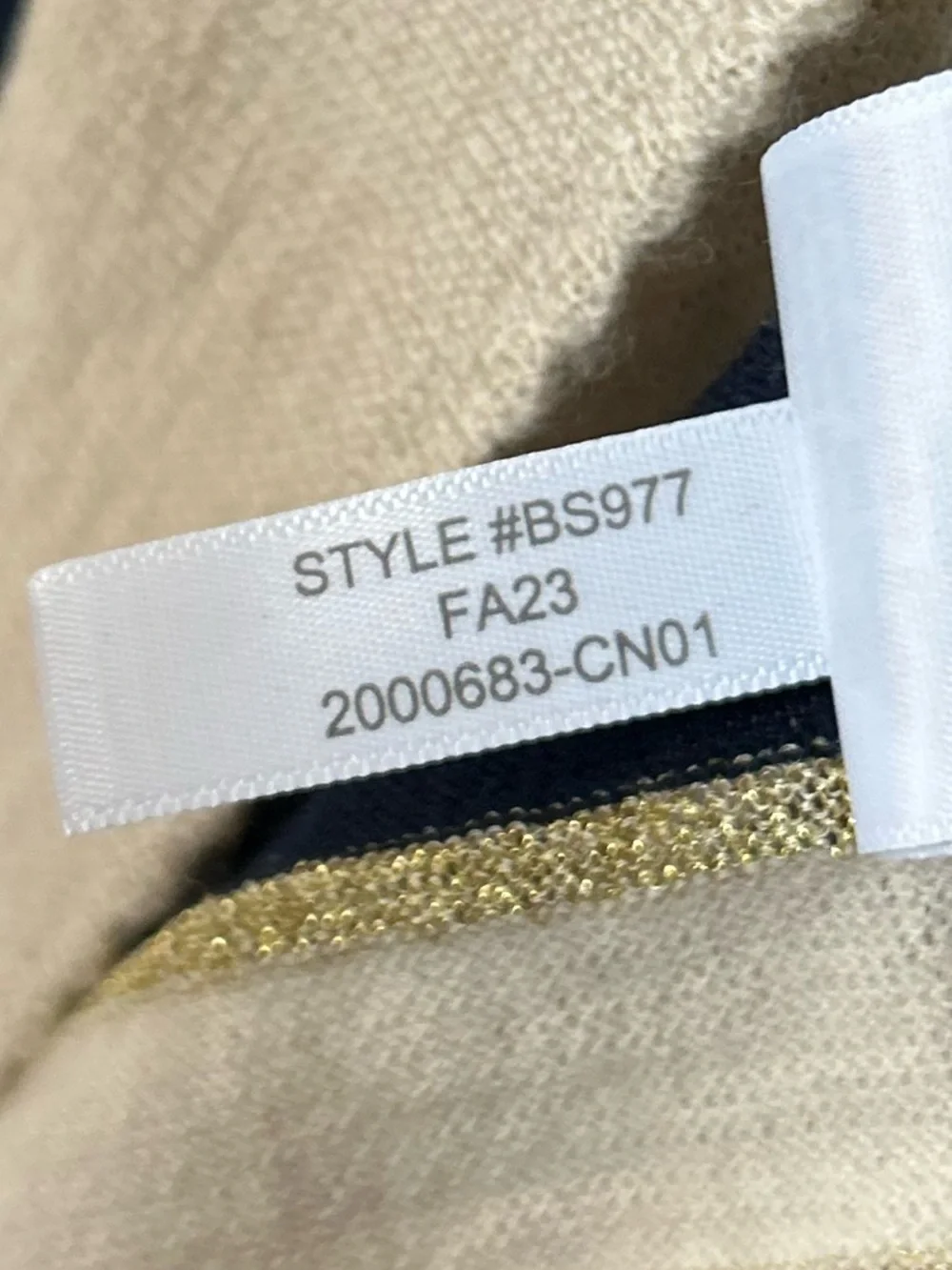 J. Crew Merino Wool Ruffle Sleeve Sweater Metallic Stripe XL